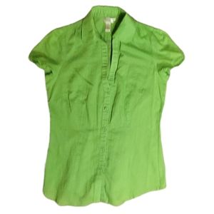 Banana Republic Green Blouse